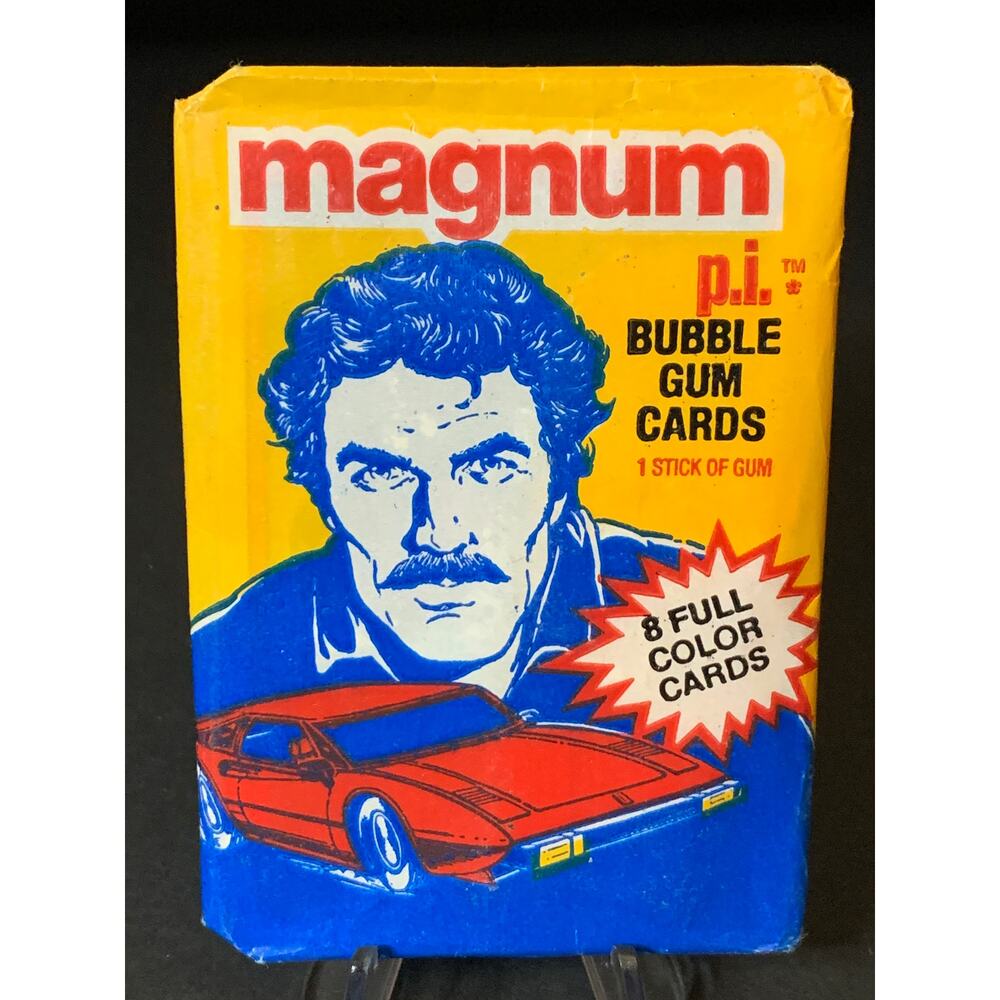 1981 Donruss Magnum PI Sealed Trading Card Pack Tom Selleck Cards